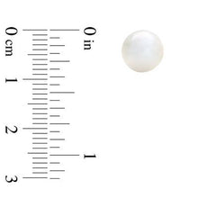Freshwater Pearl Stud Hoops